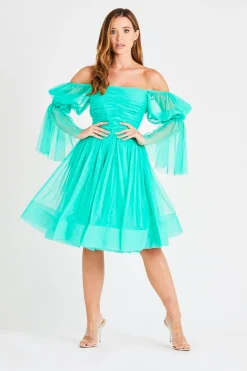 Amora Green Tulle Dress