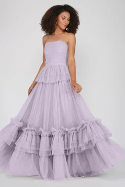 Ana Lilac Tulle Gown