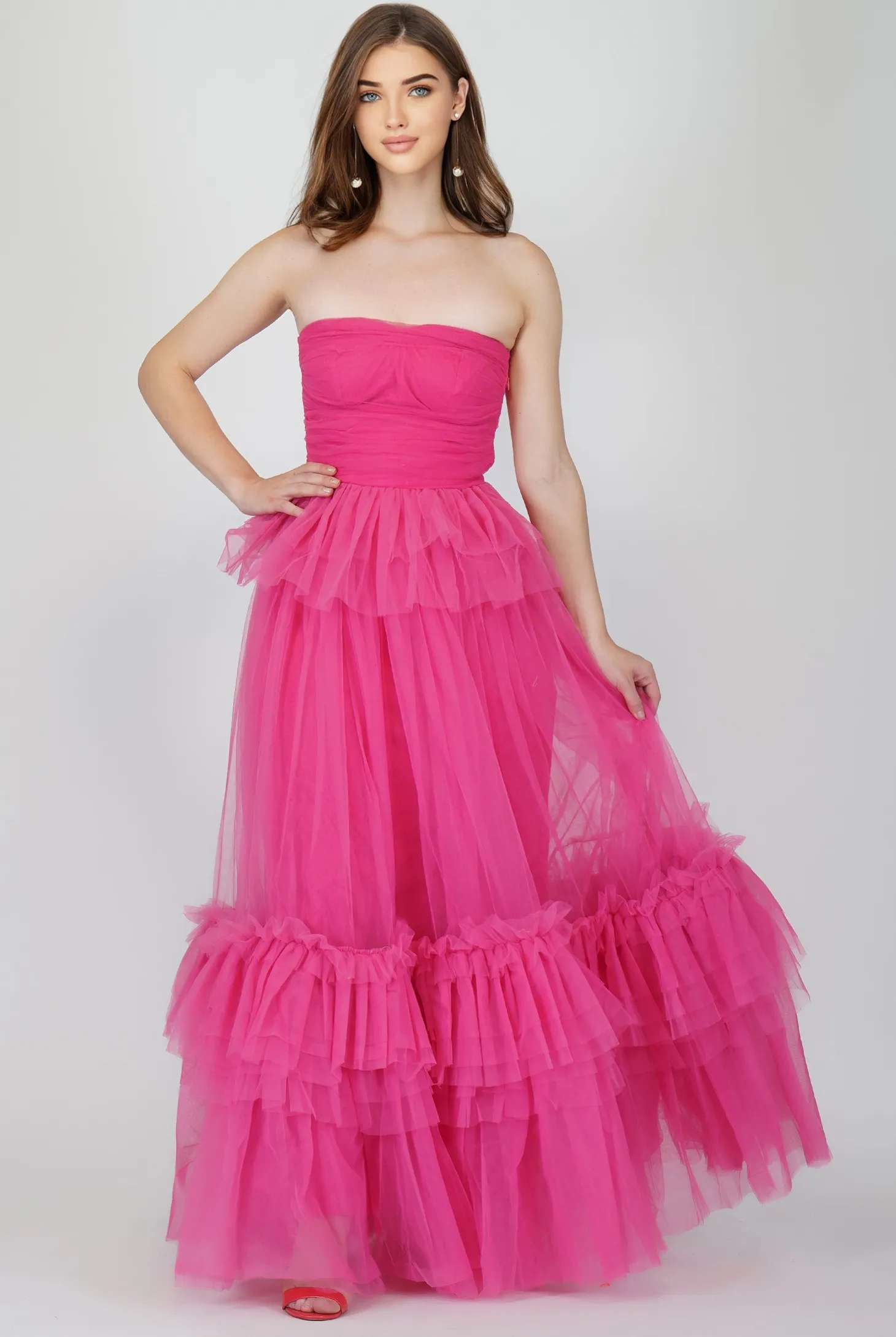 Ana Pink Tulle Dress