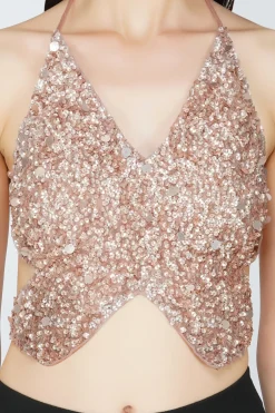 Butterfly Top In Mink