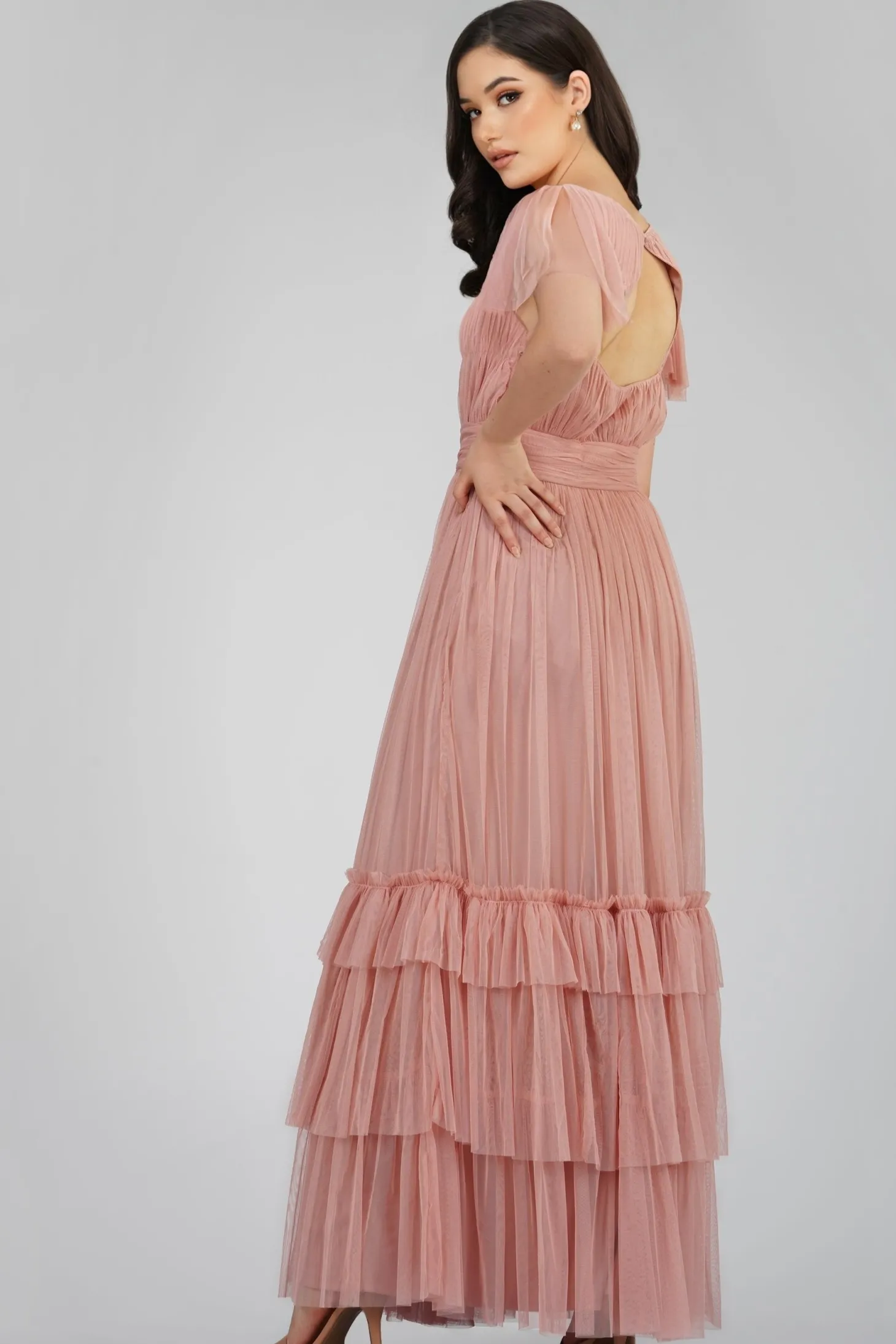 Diva Mink Tulle Bridesmaid Dress