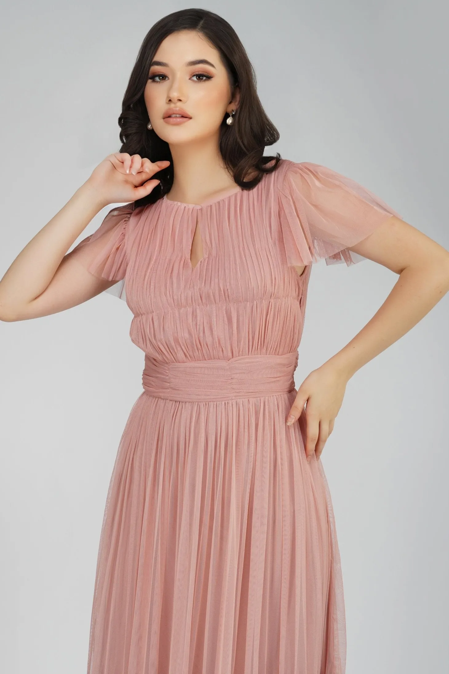 Diva Mink Tulle Bridesmaid Dress