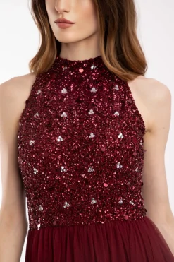 Gui Burgundy Bridesmaid Dress