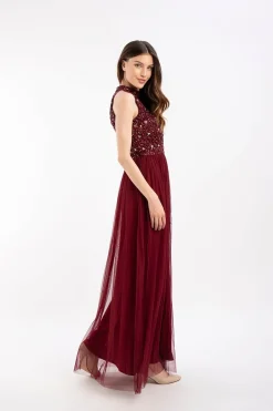 Gui Burgundy Bridesmaid Dress