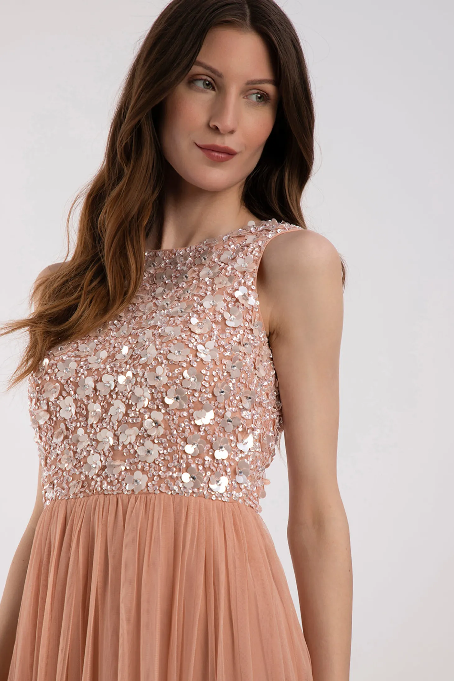 Hazel Blush Pink Bridesmaid Dress