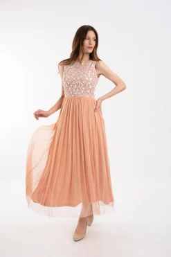 Hazel Blush Pink Bridesmaid Dress