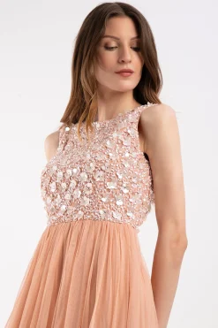 Hazel Blush Pink Bridesmaid Dress