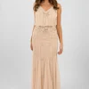 Keeva Nude Blush Bridesmaid Dress