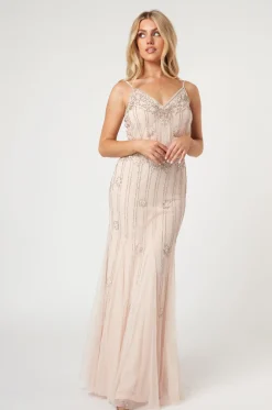 Keeva Nude Blush Bridesmaid Dress
