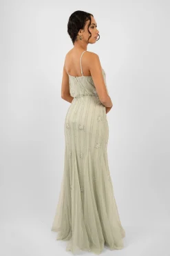 Keeva Pale Aqua Bridesmaid Dress