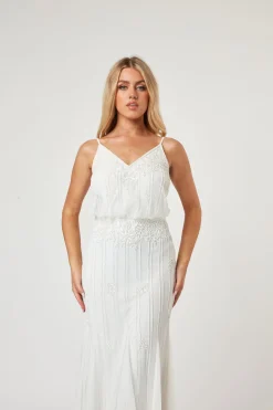 Keeva Wedding Dress In White