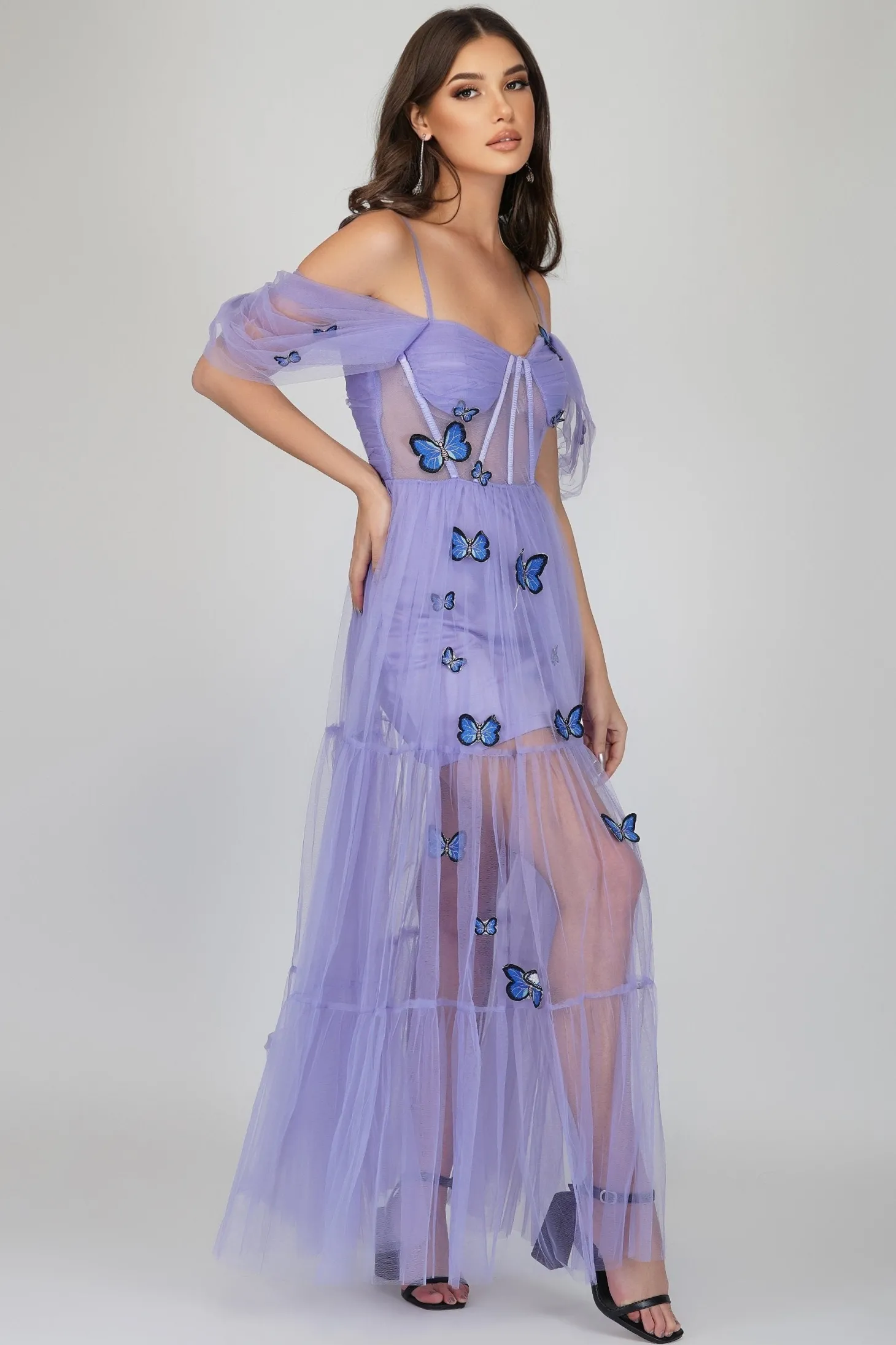 Lottie Purple Butterfly Dress