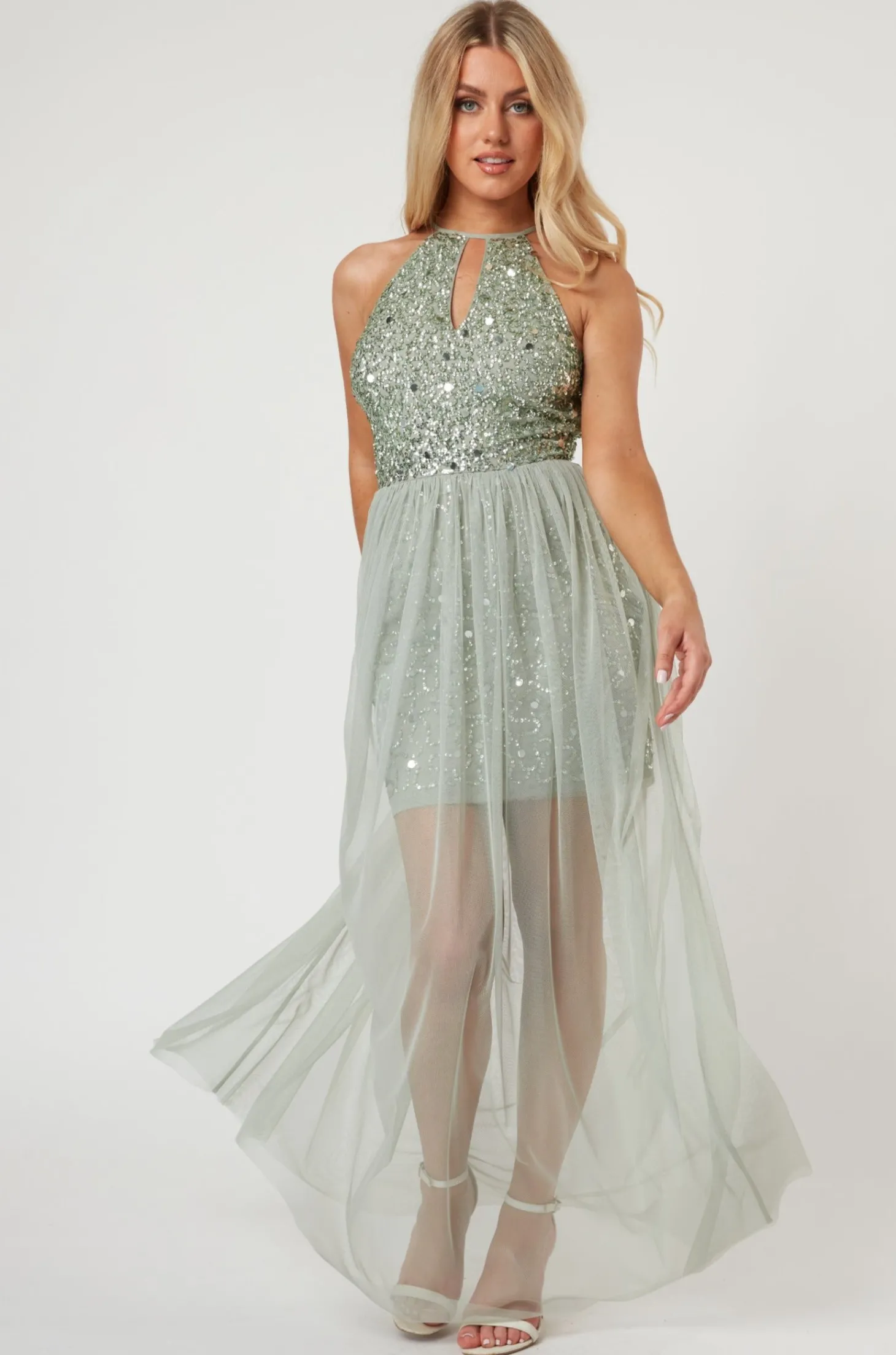 Lulu Sage Bridesmaid Dress