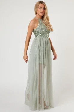 Lulu Sage Bridesmaid Dress