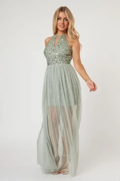 Lulu Sage Bridesmaid Dress