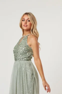 Lulu Sage Bridesmaid Dress