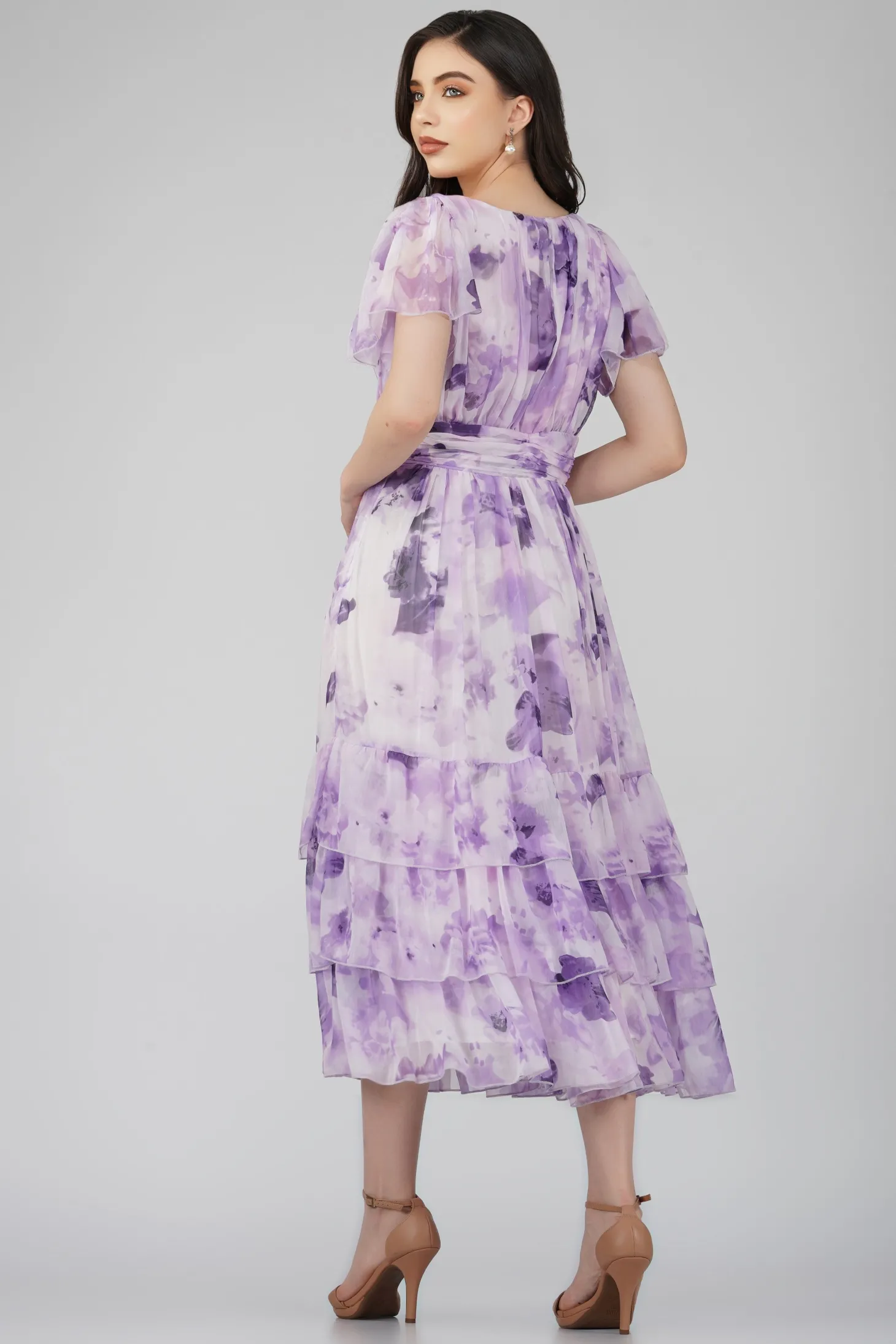 Madison Lavender Chiffon Bridesmaid Dress