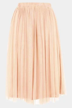 Merlin Nude Midi Skirt