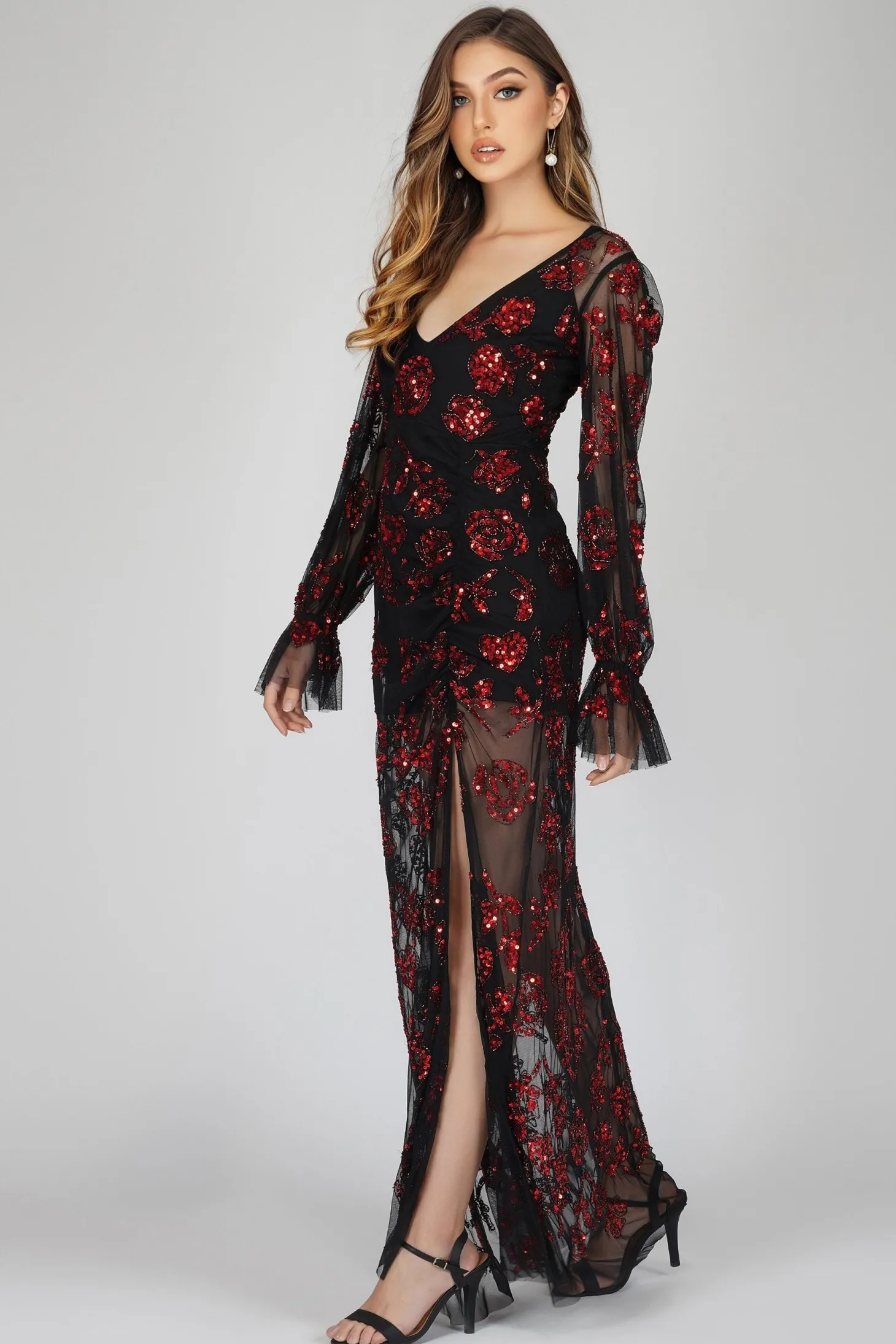 Nerissa Rose Embellished Maxi Dress