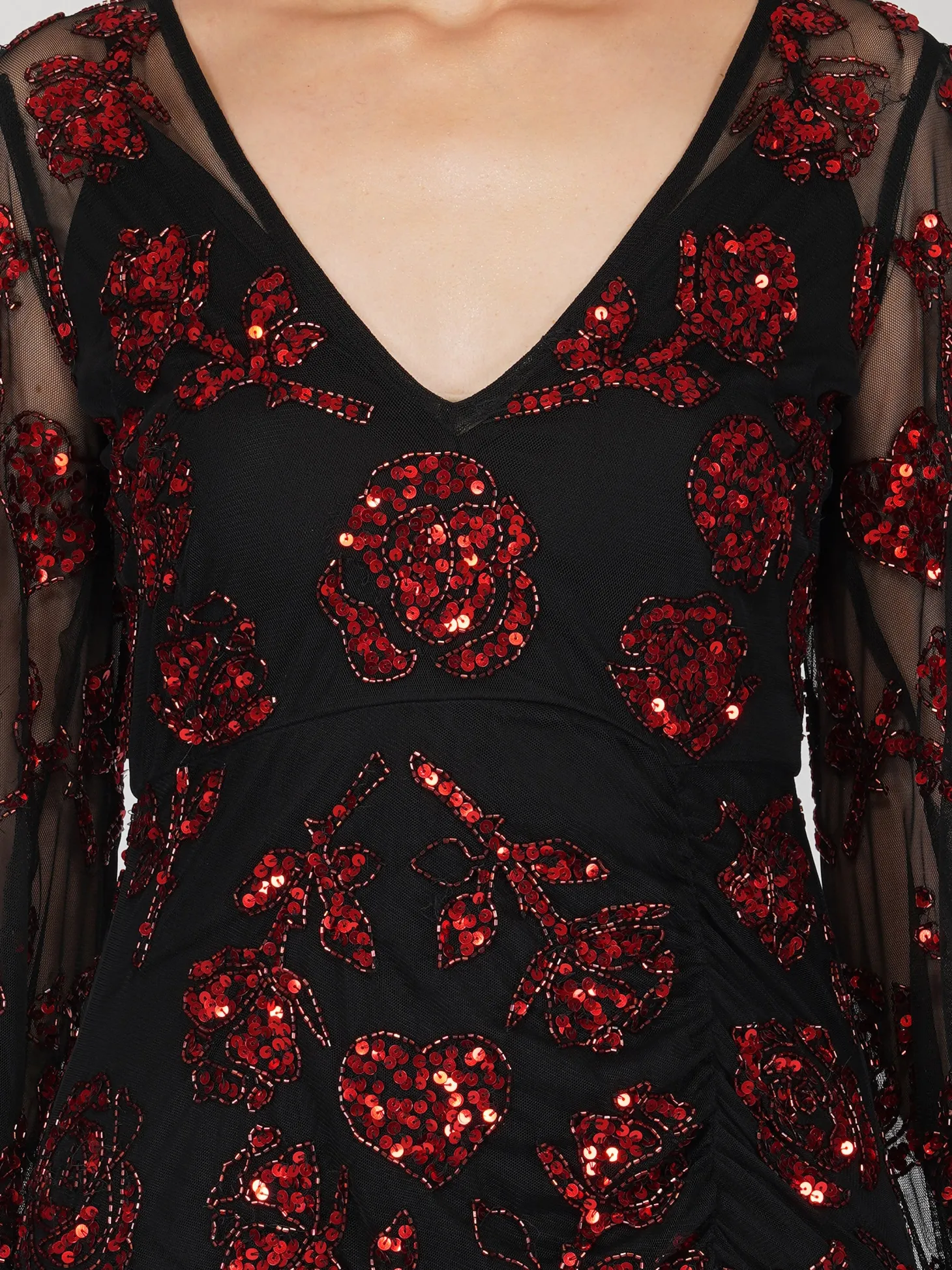 Nerissa Rose Embellished Maxi Dress