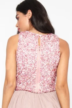 Picasso Pink Sequin Top
