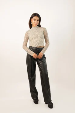 Scarlette Long Sleeve Embellished Top