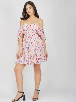 Sydney Rainbow Heart Mini Dress